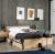 Steigerhouten bed met lades