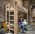 Steigerhouten stapelbed