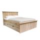 Steigerhout bed met lades multi